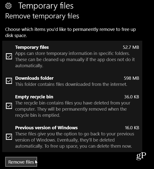 Sådan gemmer du GBs plads efter Windows 10-jubilæumsopdatering