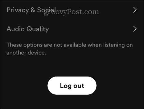 Spotify-teksterne virker ikke
