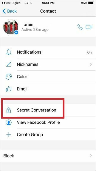 Facebook Messenger Hemmelige samtaler: Sådan sendes ende-til-ende krypterede meddelelser på iOS, Android og WP
