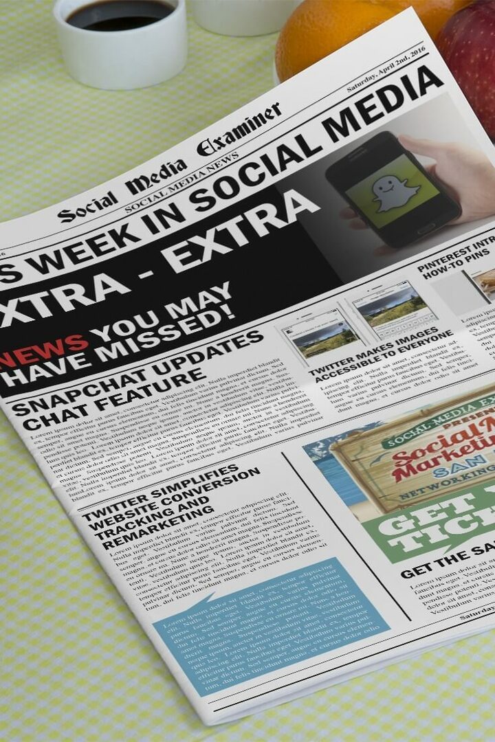 social media examinator ugentlige nyheder 2. april 2016