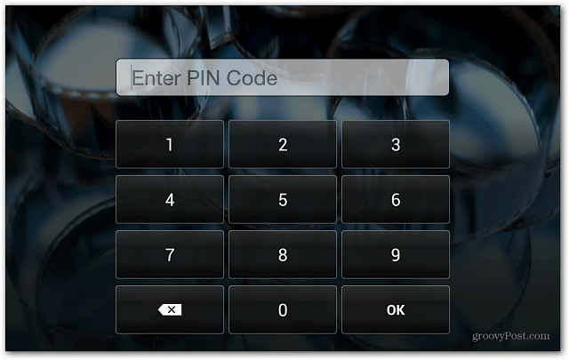 Kindle Fire HD Lock Screen Indtast PIN-kode