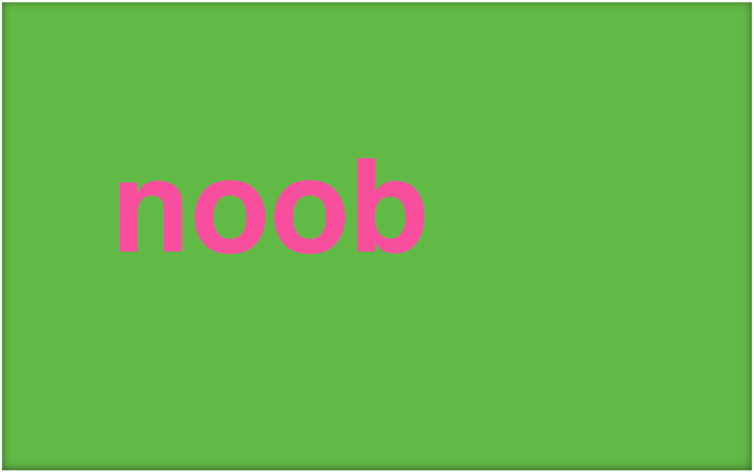 Hvad er en noob, og hvordan bruger du udtrykket?