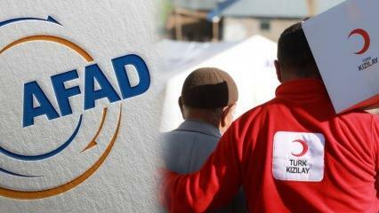 Hvordan kan AFAD-jordskælvsdonation foretages? AFAD donationskanaler og Røde Halvmåne behovsliste...
