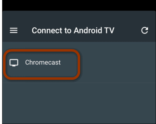 Opret forbindelse til Chromecast