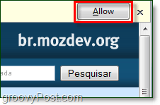 tillad installation af Firefox-tilføjelse