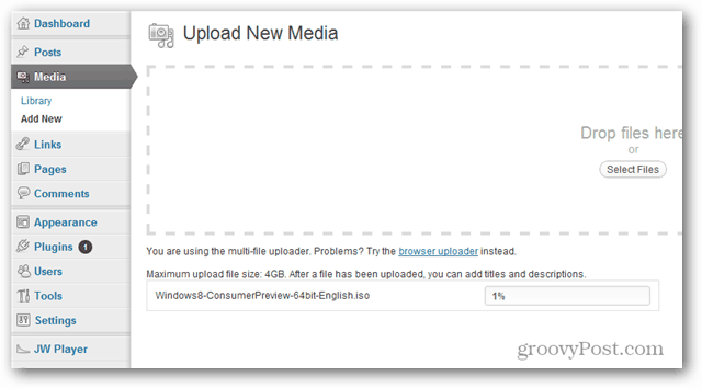Sådan ændres din WordPress Media Upload-grænse