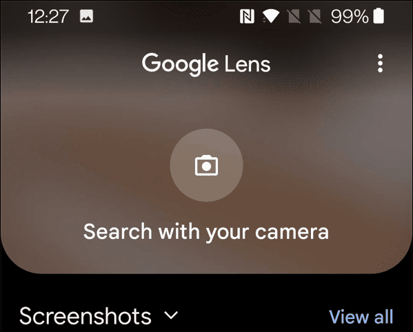 scan med kamera android