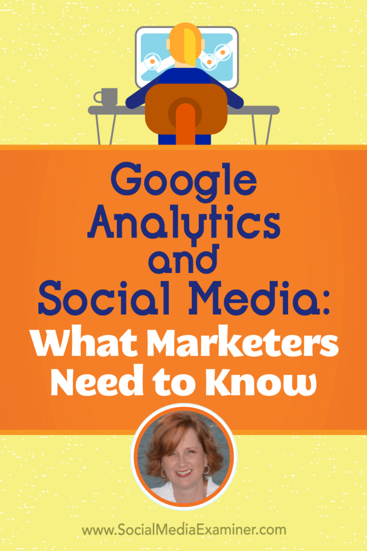 Google Analytics og sociale medier: Hvad marketingfolk har brug for at vide med indsigt fra Annie Cushing på Social Media Marketing Podcast.