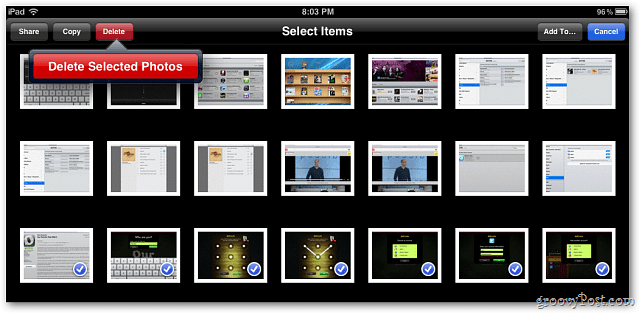 IOS 5: Batch Slet fotos på din iPhone, iPad eller iPod Touch