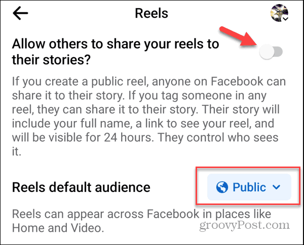 Bloker Reels på Facebook