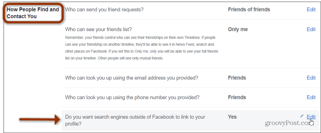 Sådan fjernes din Facebook-profil fra Google-søgninger