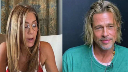 Brad Pitt og Jennifer Aniston mødes ved læsebegivenhed