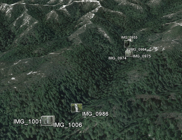 Geosetter Google Earth-billeder