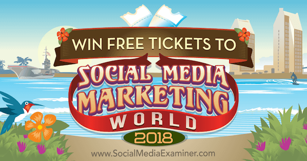 Vind gratis billetter til Social Media Marketing World 2018.