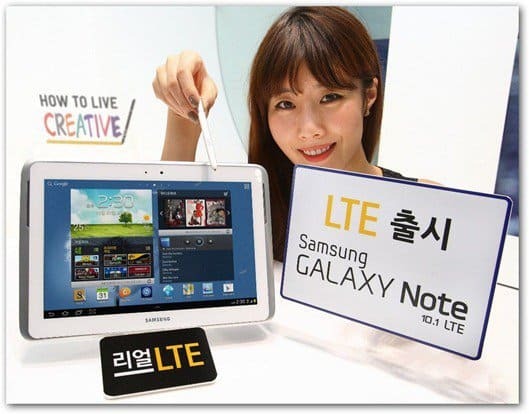 Samsung Galaxy Note 10.1 får LTE-version, kun i Korea