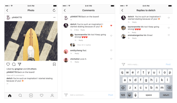 Instagram vil rulle ud kommentarer på iOS og Android i løbet af de kommende uger.