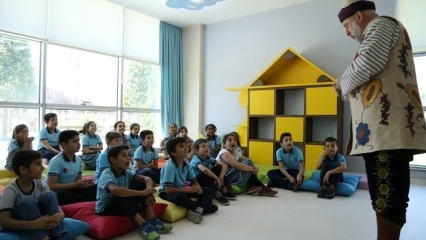 Meddah-show til børn fra Gaziantep Metropolitan Municipality