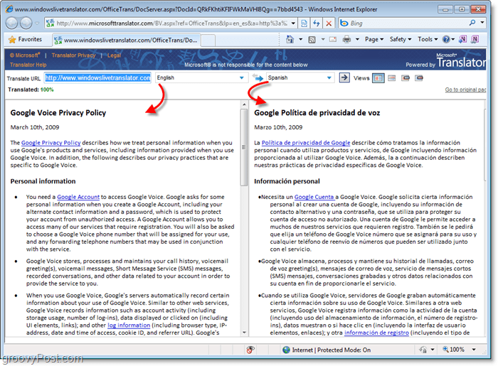 Sådan oversættes tekst i Microsoft Office 2010-dokumenter