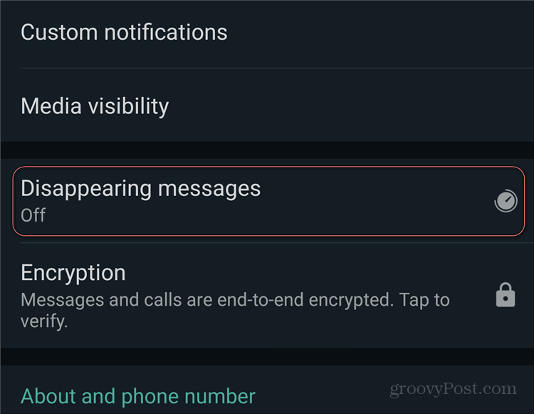 WhatsApp forsvindende meddelelser til