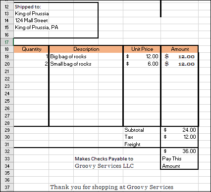 excel-regneark-faktura-eksempel