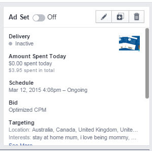 facebook ads manager rediger annoncesæt