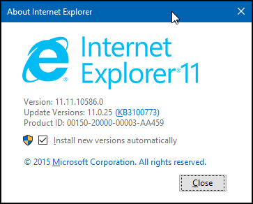 Microsoft afslutter support til gamle versioner af Internet Explorer