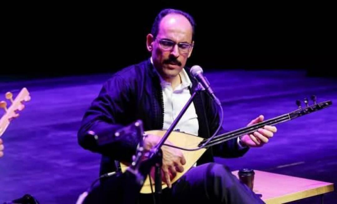 İbrahim Kalın fremførte en uforglemmelig koncert med 'İrfani Türküsü'!