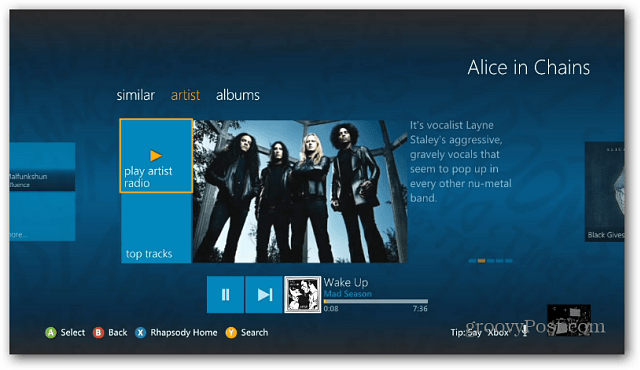 Xbox Live får Rhapsody Music App til 360 konsol