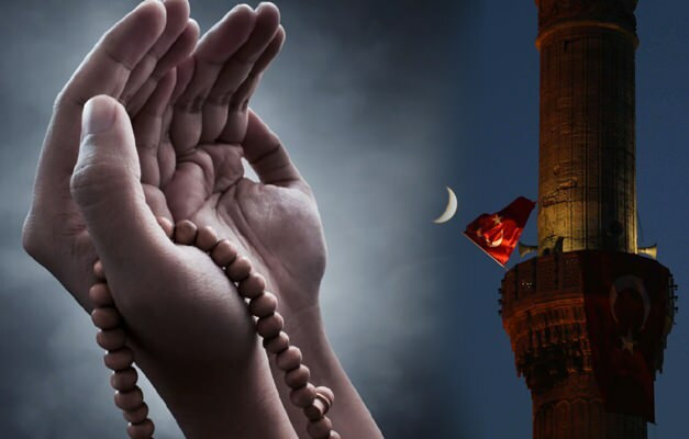 Bøn til bøn på arabisk og tyrkisk