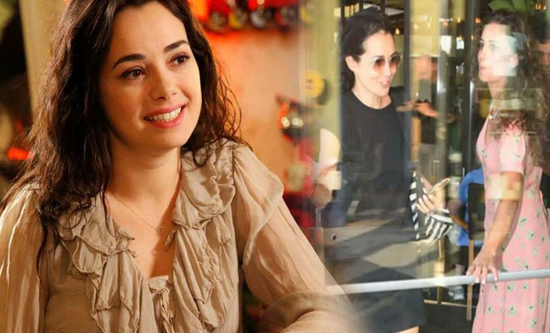 Özgü Namal, der mistede sin kone, har set den for første gang i 2 år! Den berømte skuespillerinde lo for første gang