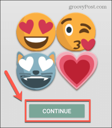 emoji-skrifttyper til flipfont fortsætter
