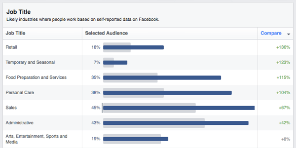 facebook publikumsindsigt jobtitler