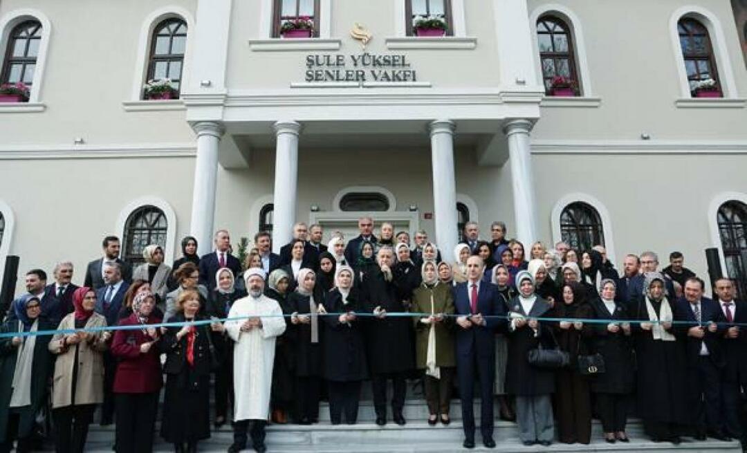 Şule Yüksel Şenler Foundations servicebygning åbnede under ledelse af præsident Erdoğan