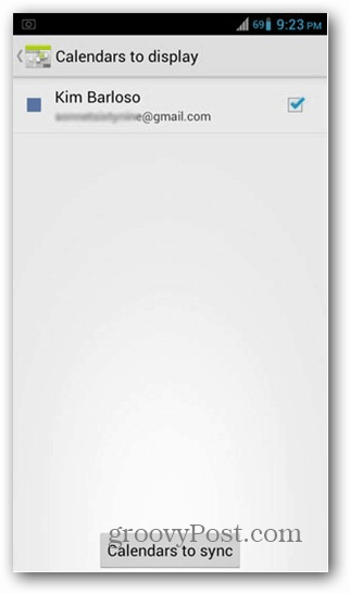 Synkroniser flere kalendere på Android 4.0 (Ice Cream Sandwich)