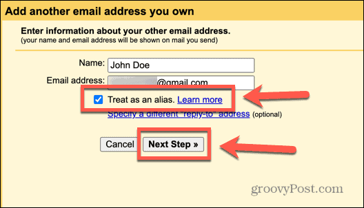 gmail næste trin