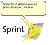 Slip af Sprints irriterende meddelelser