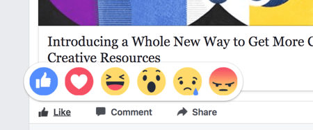 Facebook-reaktioner påvirker din indholdsrangering lidt mere end likes.