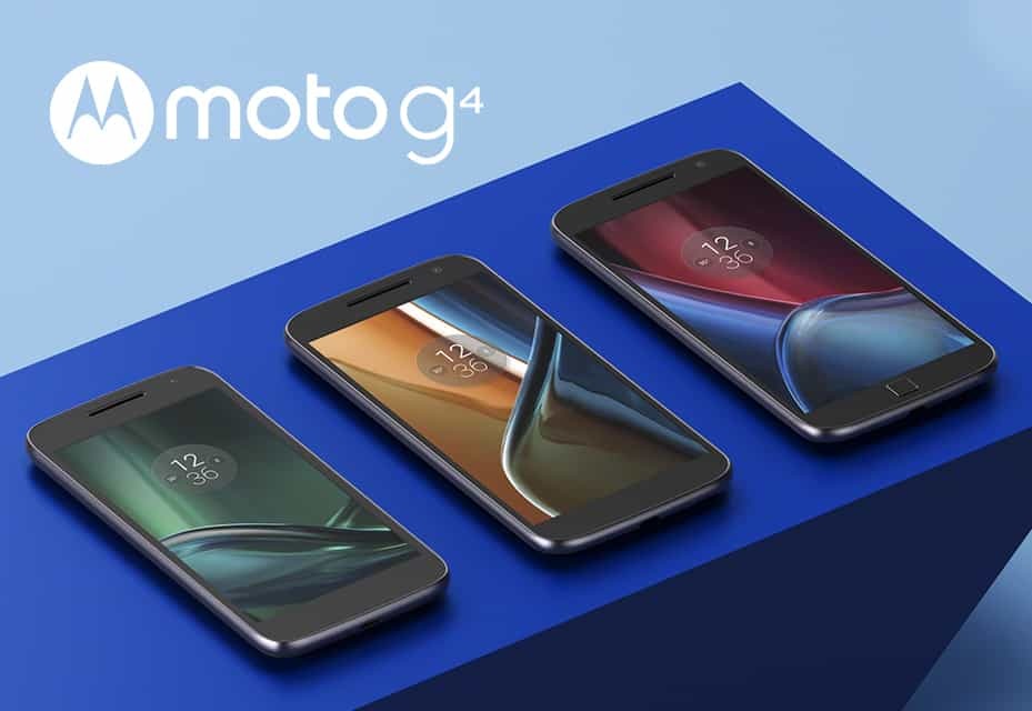 Motorola annoncerer tre nye Moto G4-smartphones