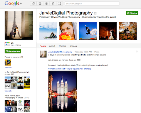 jarvie google + side