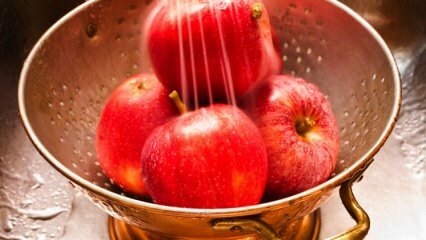 Bør æbler vaskes og forbruges?