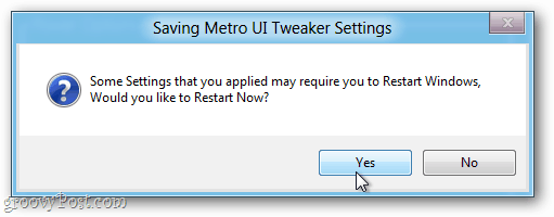 juster metro ui tweaker indstillinger