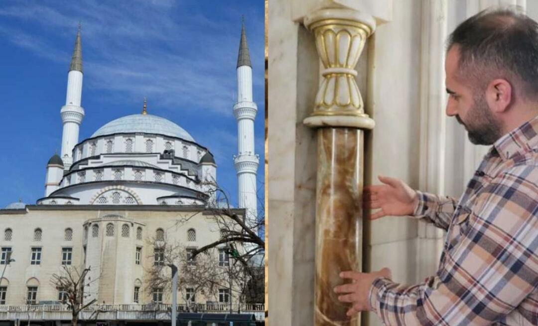 Izzet Pasha-moskeen i Elazig blev ikke påvirket af 3 jordskælv takket være dens balancesøjler!