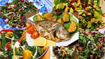 De nemmeste salatopskrifter, der passer godt til fisk! 5 salatopskrifter, der passer bedst til fisk