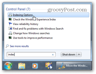 windows 7 start menu søgning