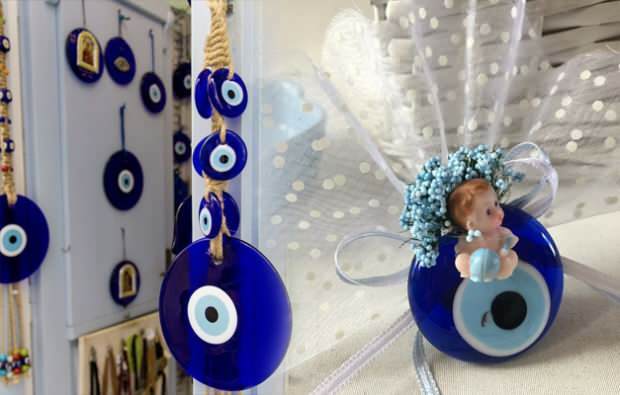Er det tilladt at bruge dekorative onde øje perler derhjemme