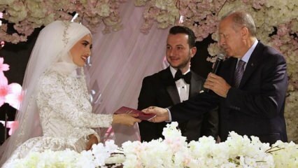Præsident Erdogan var vidne til to bryllupper samme dag