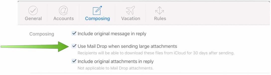 Sådan sendes filer via Mail Drop på iPhone ved hjælp af iCloud