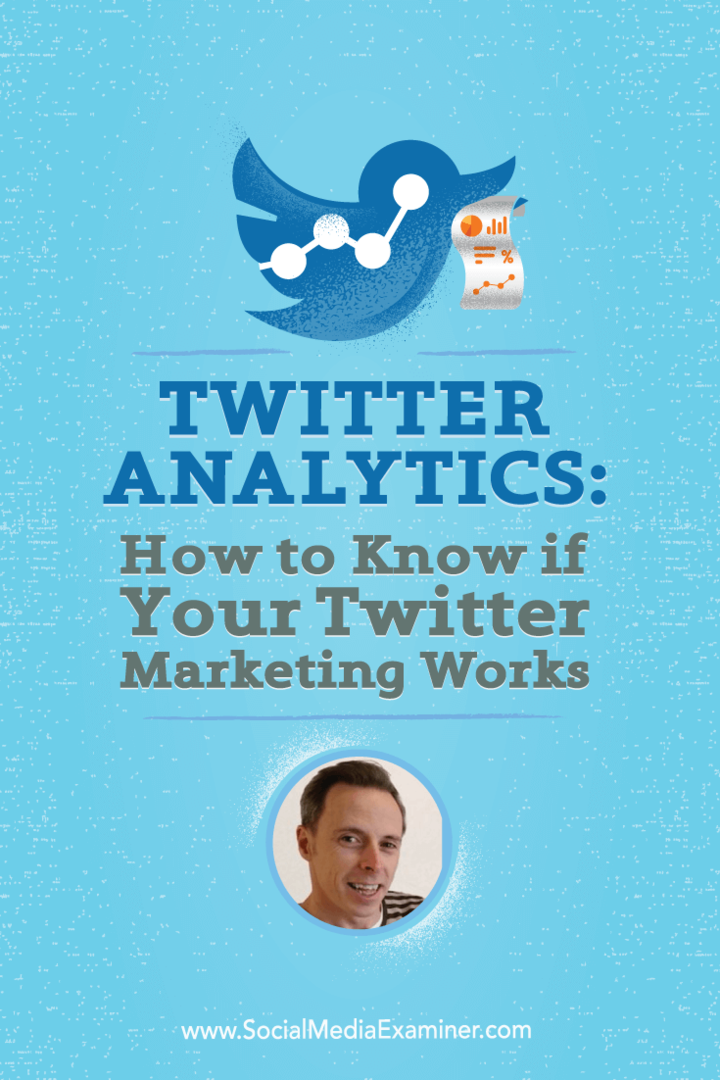 Twitter Analytics: Sådan ved du, om din Twitter Marketing fungerer: Social Media Examiner