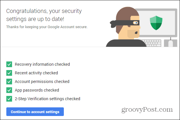 Googles sikkerhedsguide-succes