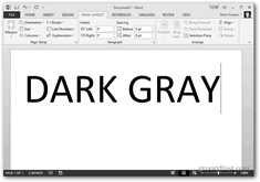 kontor 2013 skift farve tema - mørkegrå tema